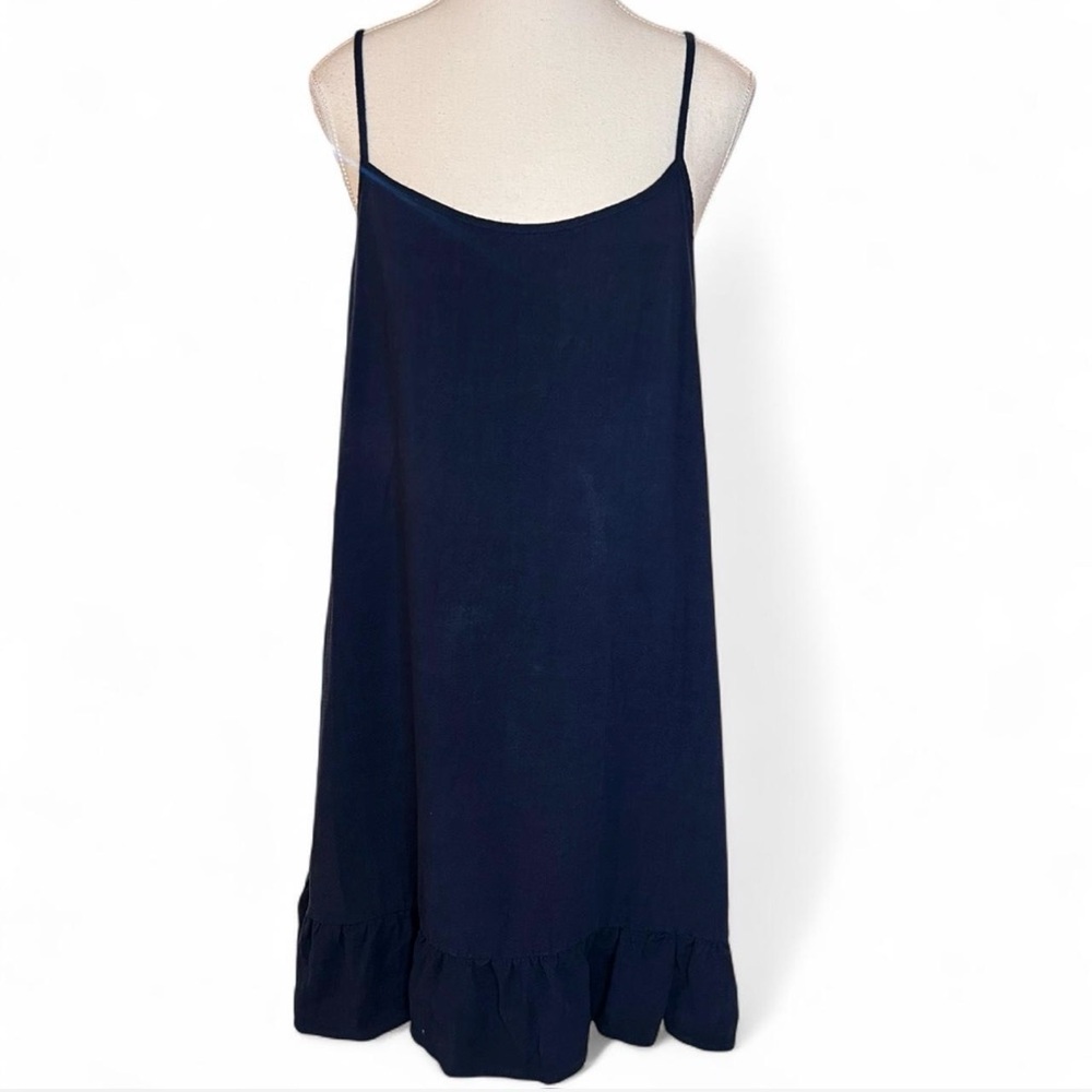 Fashion Nova navy blue midi dress Size XL‎